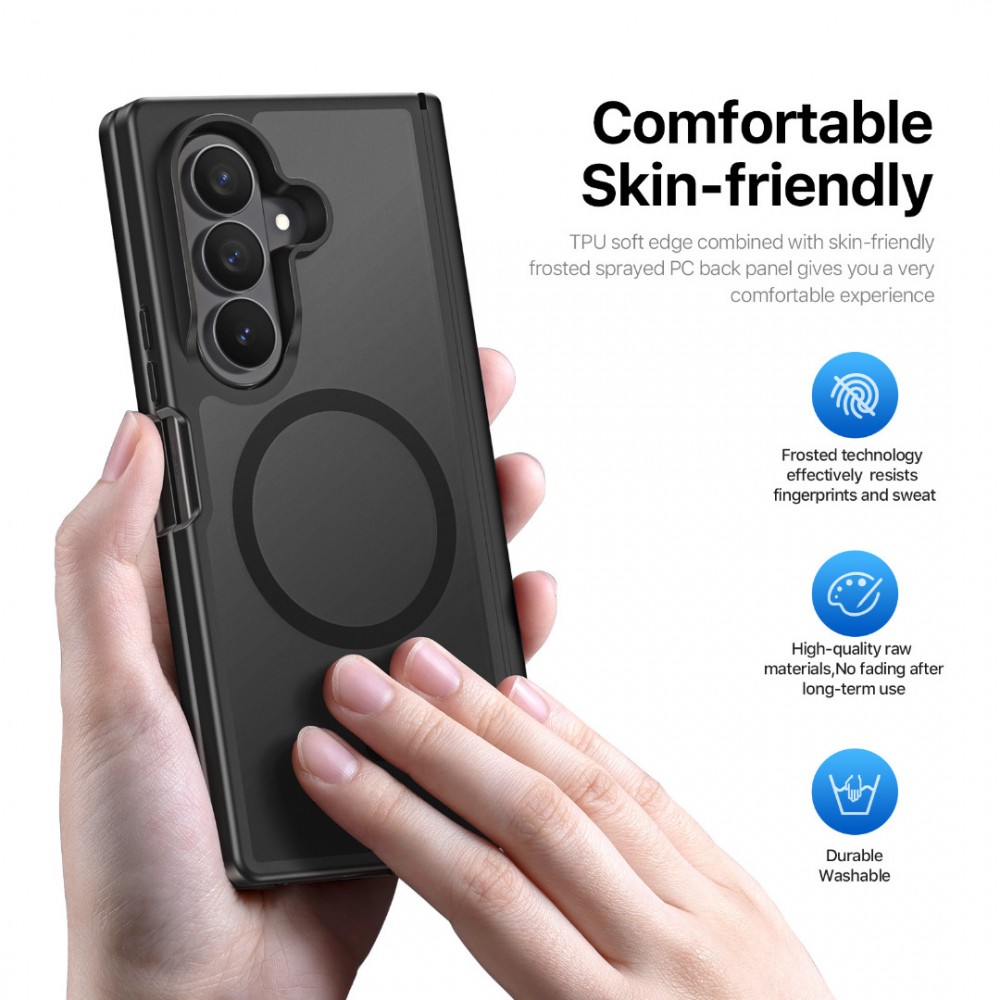 Магнитен Калъф за Samsung Galaxy Z Fold8 DUX DUCIS Yind Series с Протектор – 3 цвята