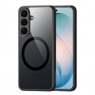 DUX DUCIS Samsung Galaxy S26 FE Калъф - Магнитен, PC+TPU, Прозрачен гръб, Черна рамка