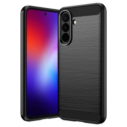За Samsung Galaxy A27 5G TPU Калъф Carbon Fiber Brushed със Скрийн Протектор – 3 цвята