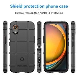 Samsung Galaxy Xcover7 Удароустойчив Square Grid Design TPU  Калъф и Протектор