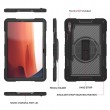 Samsung Galaxy Tab S10 FE+ Защитен Калъф със Стойка, Рамо-Колан и Скрийн Протектор – Черен, Червен, Син, Златисторозов, Розов, Лилав