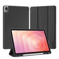 DUX DUCIS Кожен калъф за Samsung Galaxy Tab S11 X730/X736 със Стенд, Слот за стилус, вкл. Протектор- Черен, Тъмносин, Розов