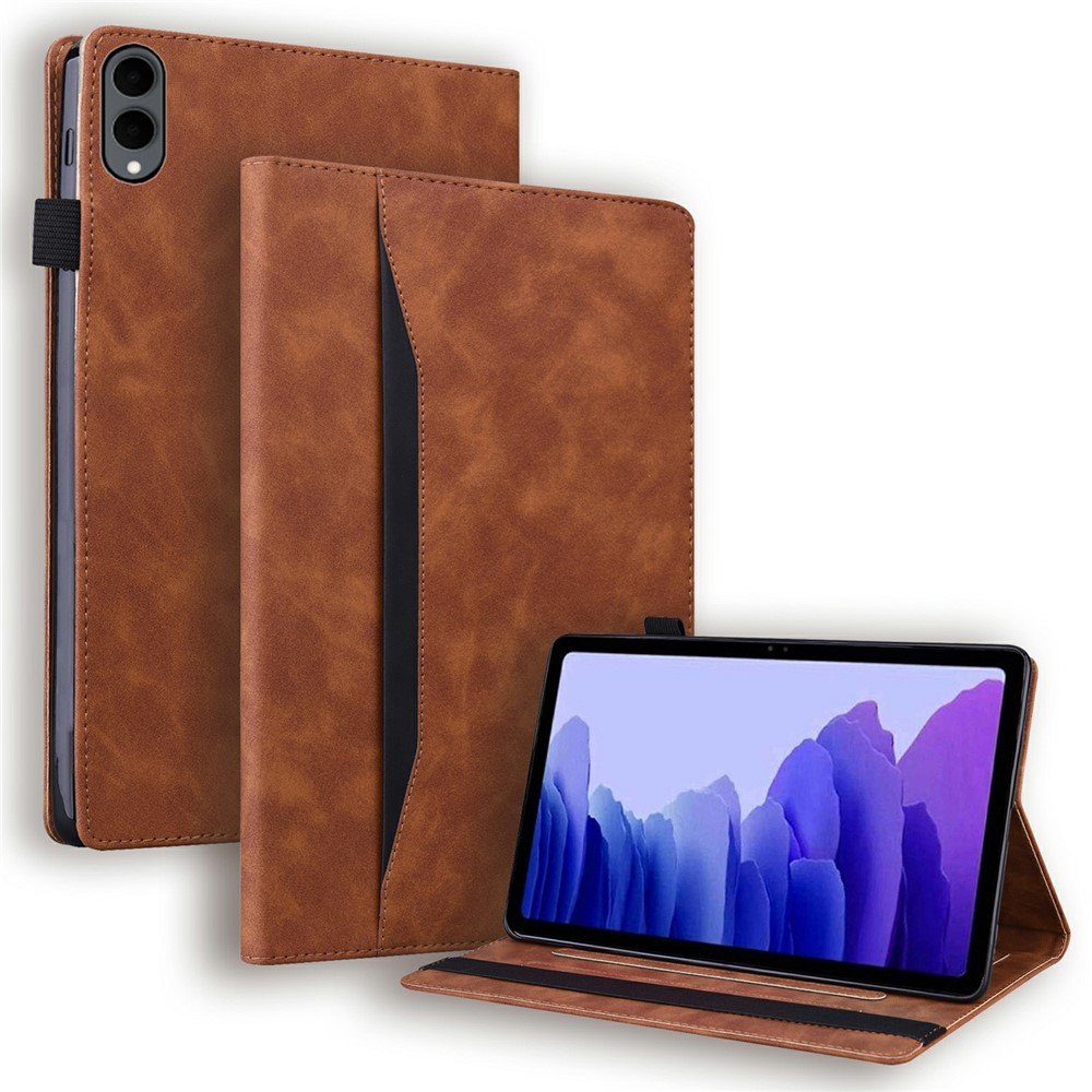 Калъф Тефтер за Samsung Galaxy Tab S12+ от PU Кожа + TPU с Поставка за Стилус, Слотове за Карти, Стойка и Скрийн Протектор – 5 цвята