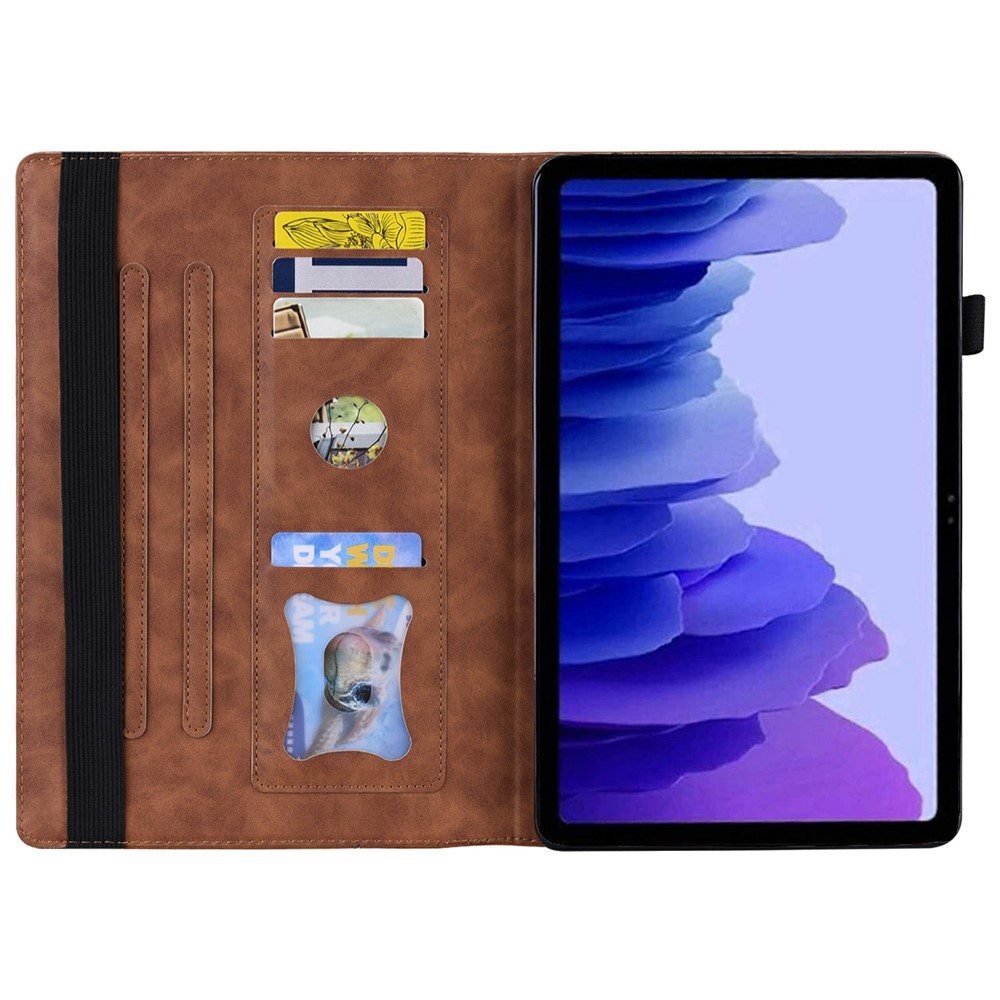 Калъф Тефтер за Samsung Galaxy Tab S12+ от PU Кожа + TPU с Поставка за Стилус, Слотове за Карти, Стойка и Скрийн Протектор – 5 цвята