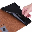 Калъф Тефтер за Samsung Galaxy Tab S12+ от PU Кожа + TPU с Поставка за Стилус, Слотове за Карти, Стойка и Скрийн Протектор – 5 цвята