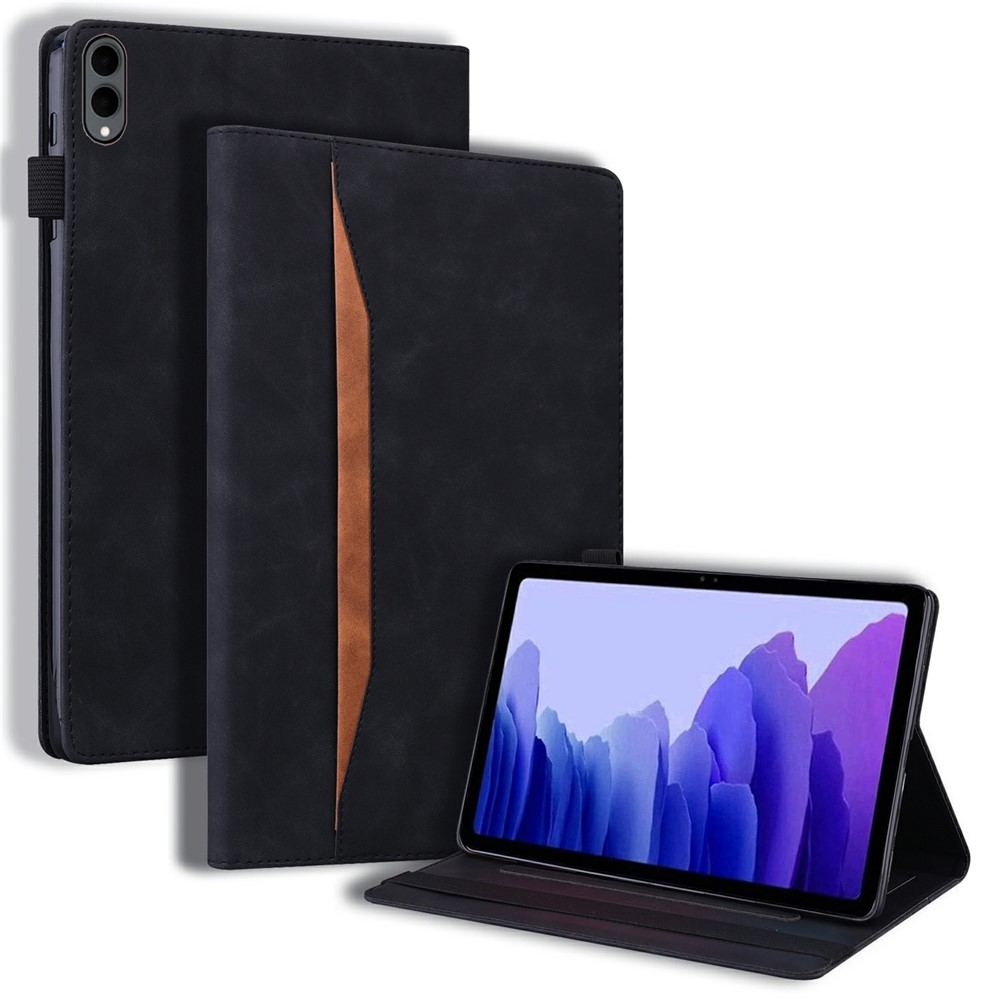 Калъф Тефтер за Samsung Galaxy Tab S12+ от PU Кожа + TPU с Поставка за Стилус, Слотове за Карти, Стойка и Скрийн Протектор – 5 цвята