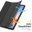 Калъф DUX DUCIS Domo Series за Samsung Galaxy Tab S12+ от PU Кожа + TPU с Tri-fold Стойка и Скрийн Протектор – 3 цвята