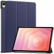 Калъф за Samsung Galaxy Tab S12+ от PU Кожа + PC с Tri-fold Стойка и Скрийн Протектор – 6 цвята