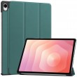 Калъф за Samsung Galaxy Tab S12+ от PU Кожа + PC с Tri-fold Стойка и Скрийн Протектор – 6 цвята
