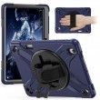 Калъф за Samsung Galaxy Tab S12+ Удароустойчив TPU + PC + Силикон със Стойка, 360° Ръчна Каишка и Скрийн Протектор – 8 цвята