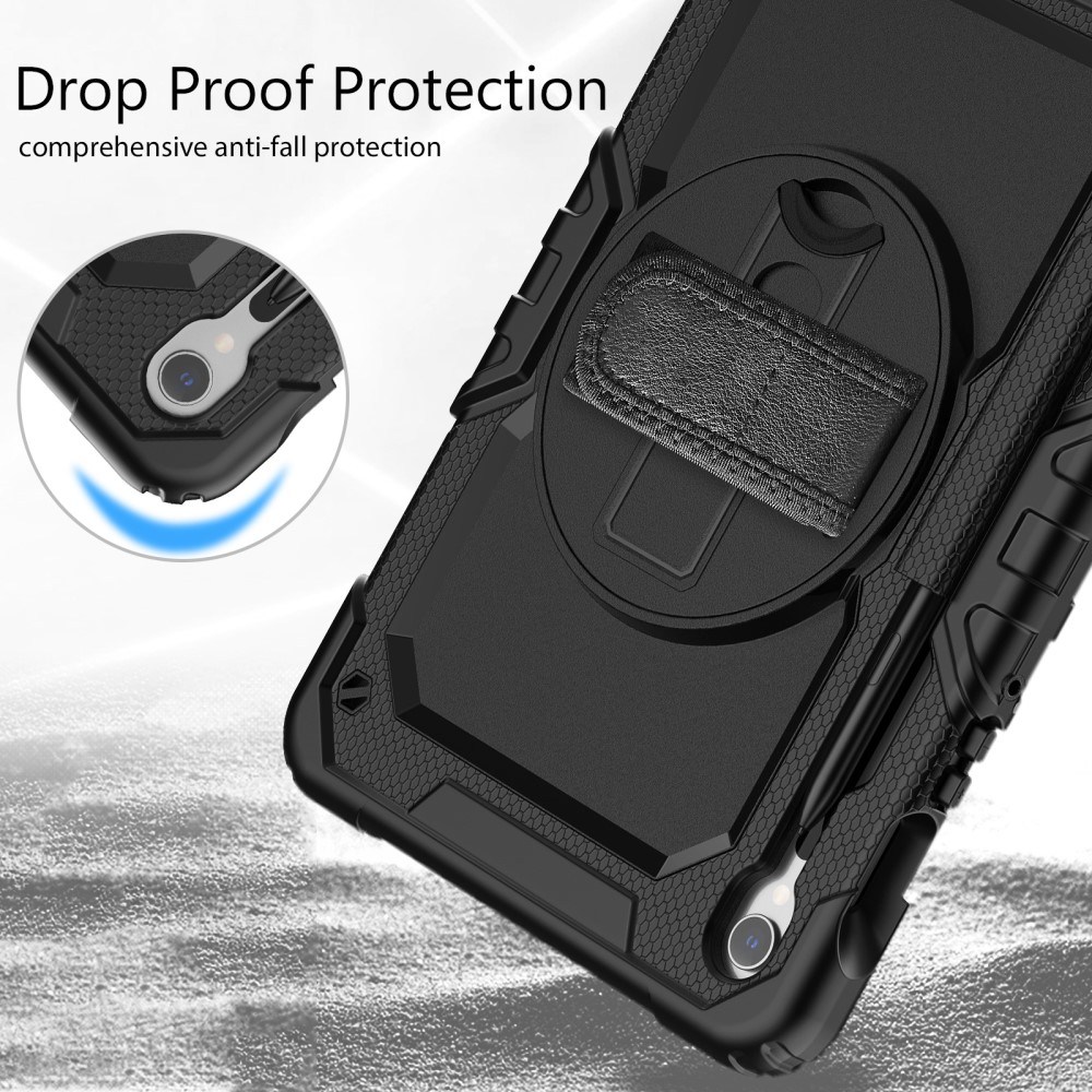 Samsung Galaxy Tab S10 FE Hybrid Tablet Case with Hand Grip & Strap TPU Силиконов Калъф и Протектор