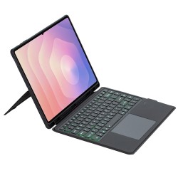 T930B-AS калъф с Bluetooth клавиатура, тъчпад и подсветка за Samsung Galaxy Tab S11 Ultra