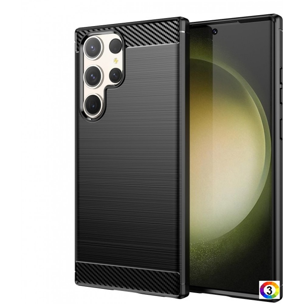 Samsung Galaxy S23 Ultra 5G  Carbon Fiber Калъф и Протектор