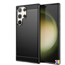 Samsung Galaxy S23 Ultra 5G  Carbon Fiber Калъф и Протектор