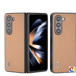 Samsung Galaxy Z Fold6  Удароустойчив ABEEL Carbon Fiber Калъф и Протектор