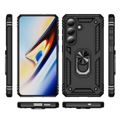 Shockproof Калъф за Samsung S26 5G - TPU+PC, 360° Въртящ се пръстен, 7 цвята