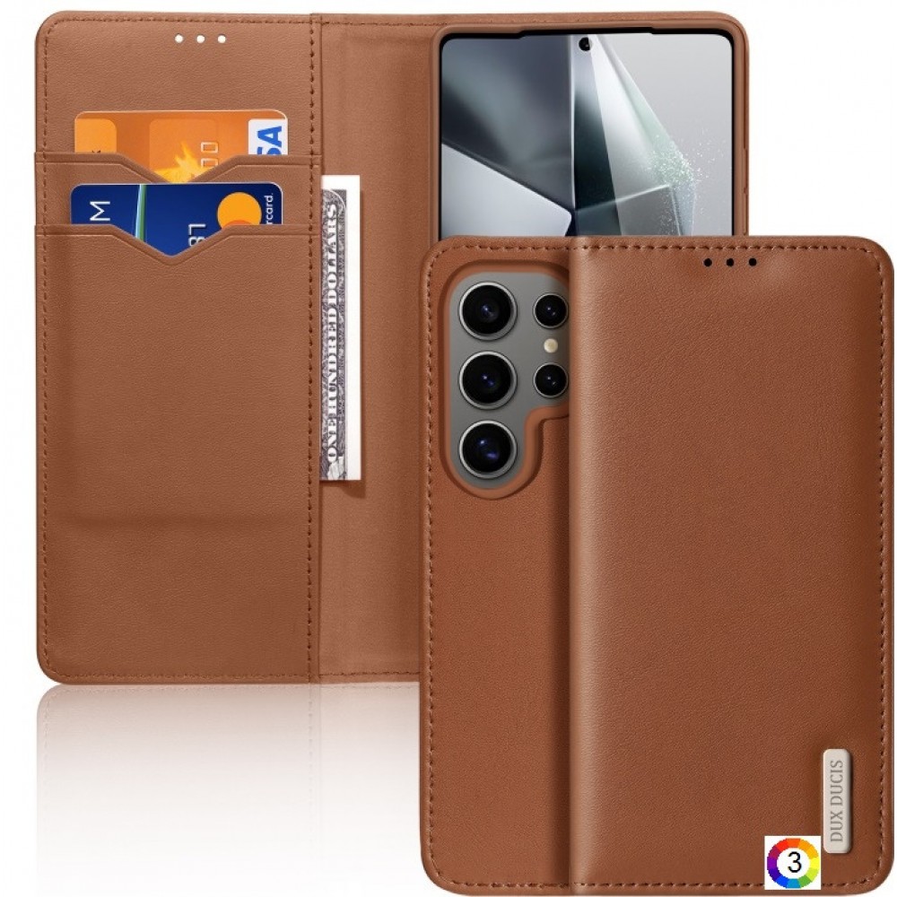 Samsung Galaxy S25 Ultra DUX DUCIS Wallet/ PU + TPU Кожен Калъф и Протектор