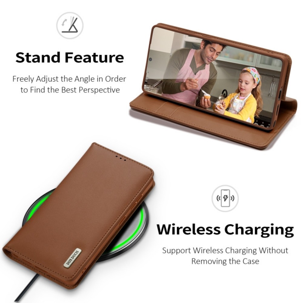 Samsung Galaxy S25 Ultra DUX DUCIS Wallet/ PU + TPU Кожен Калъф и Протектор