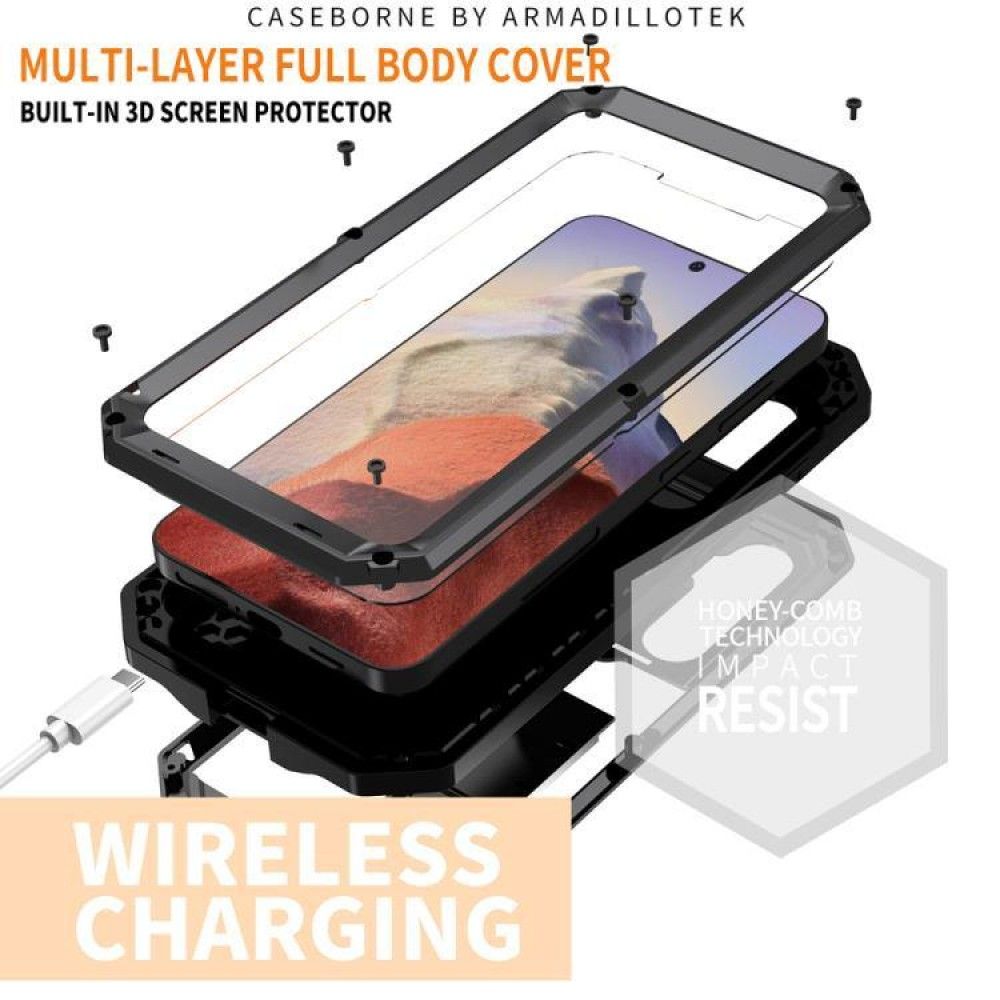 Samsung Galaxy S25+ 5G  R-JUST Sliding Camera Удароустойчив/ Водоустойчив Калъф2 и Протектор