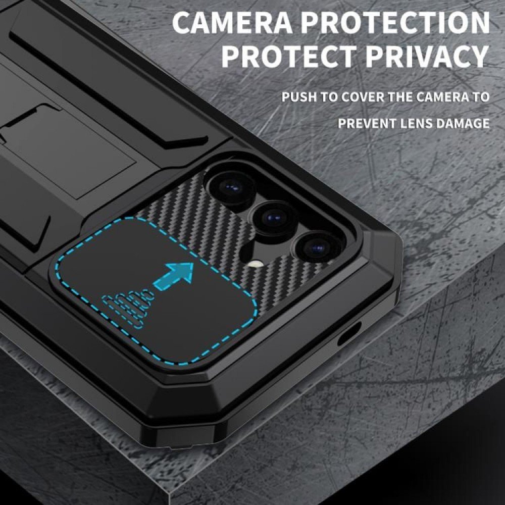 Samsung Galaxy S25+ 5G  R-JUST Sliding Camera Удароустойчив/ Водоустойчив Калъф2 и Протектор
