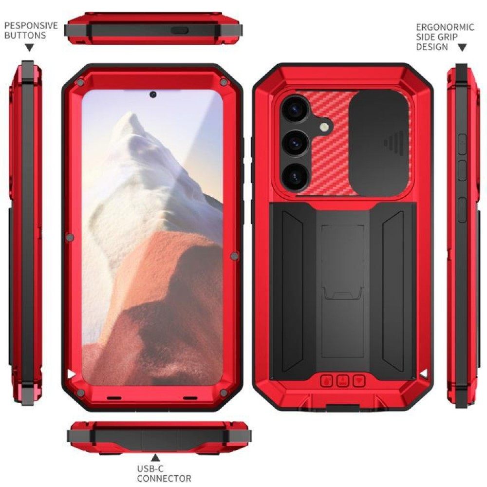 Samsung Galaxy S25+ 5G  R-JUST Sliding Camera Удароустойчив/ Водоустойчив Калъф2 и Протектор