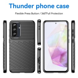 Samsung Galaxy A36 5G Thunderbolt Удароустойчив TPU Калъф с Протектор – 2 цвята
