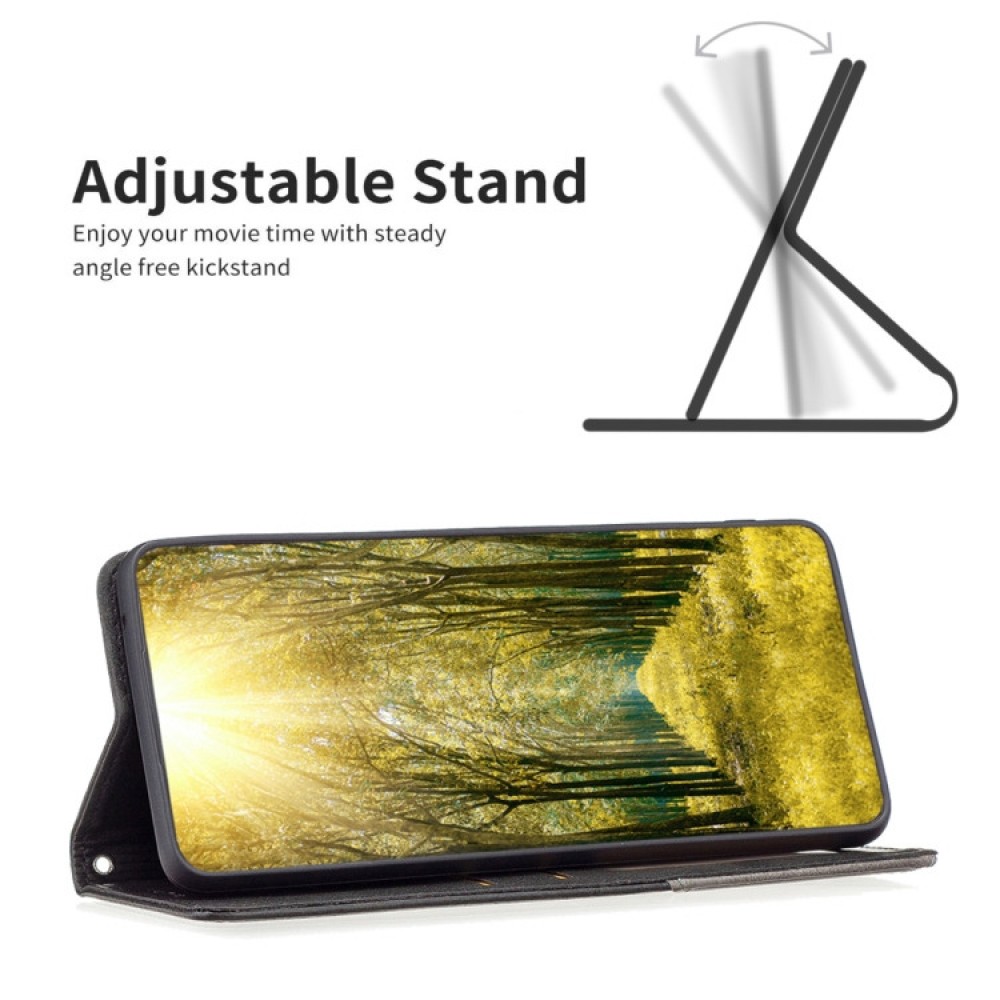 Samsung Galaxy S24 FE 5G  Rhombus Texture Magnetic Wallet Кожен Калъф и Протектор