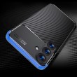 Samsung Galaxy S25 5G Удароустойчив Carbon Fiber Калъф и Протектор