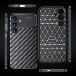 Samsung Galaxy S25+ 5G Carbon Fiber Texture/ Shockproof Калъф и Протектор