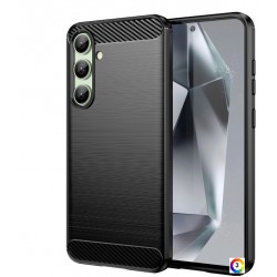 Samsung Galaxy S24 FE 5G Удароустойчив Carbon Fiber Калъф и Протект