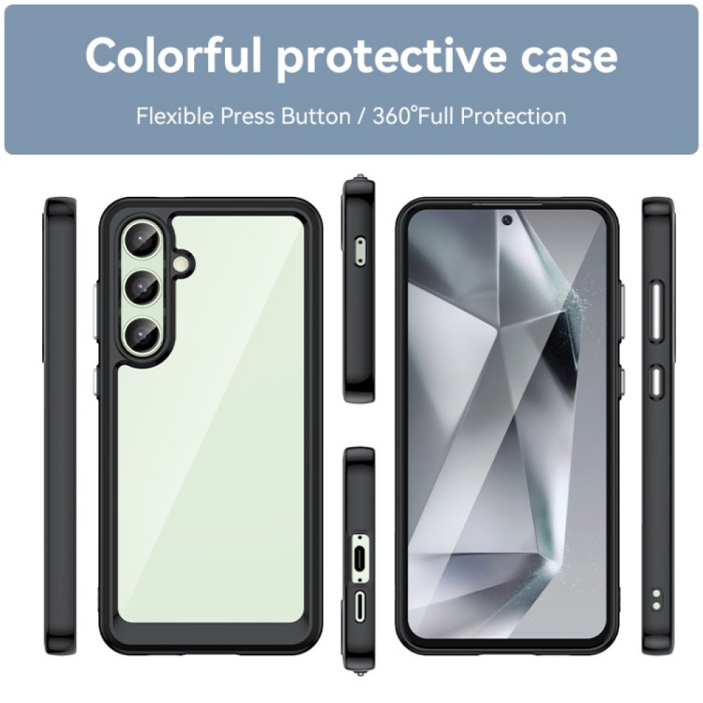 Samsung Galaxy S24 FE 5G  Colorful TPU Калъф и Протектор