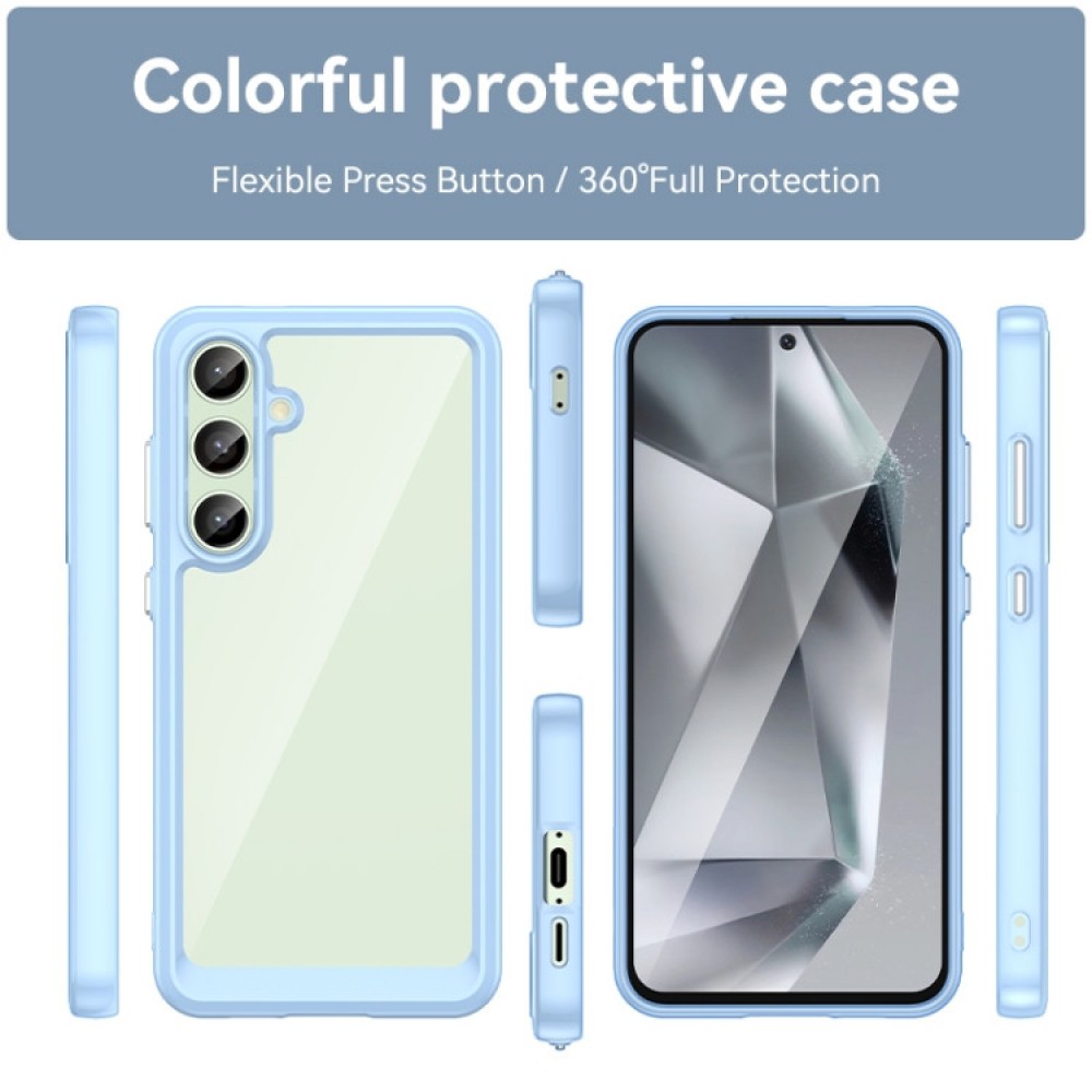 Samsung Galaxy S24 FE 5G  Colorful TPU Калъф и Протектор