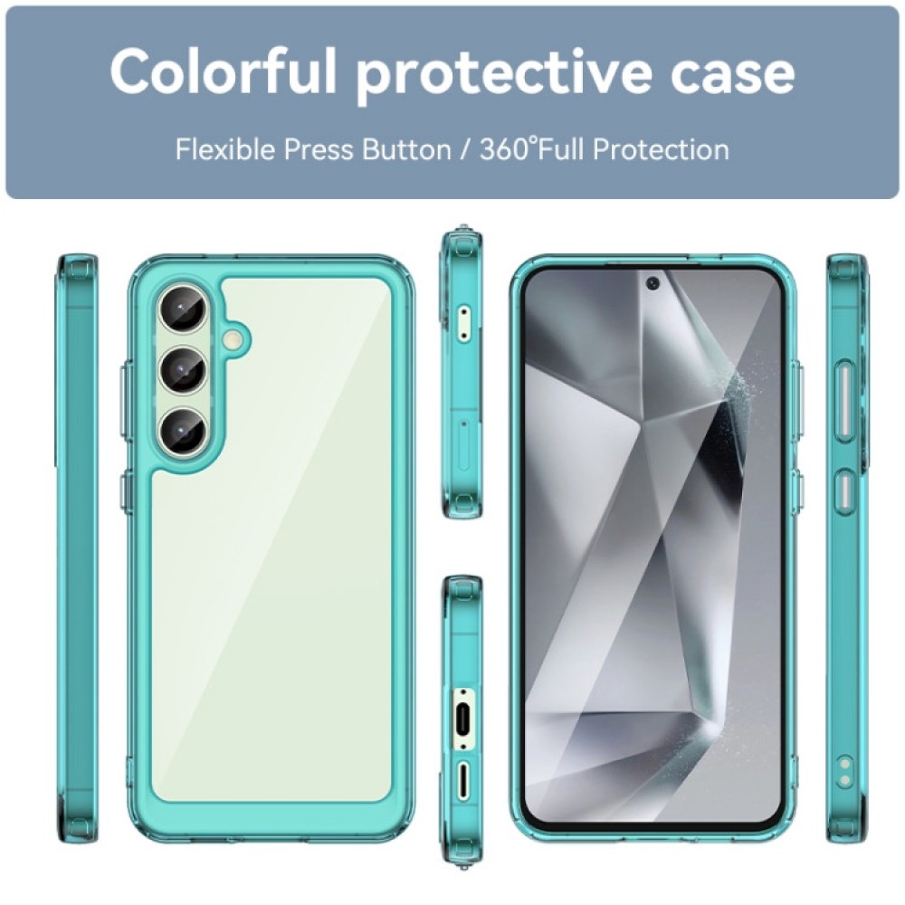 Samsung Galaxy S24 FE 5G  Colorful TPU Калъф и Протектор