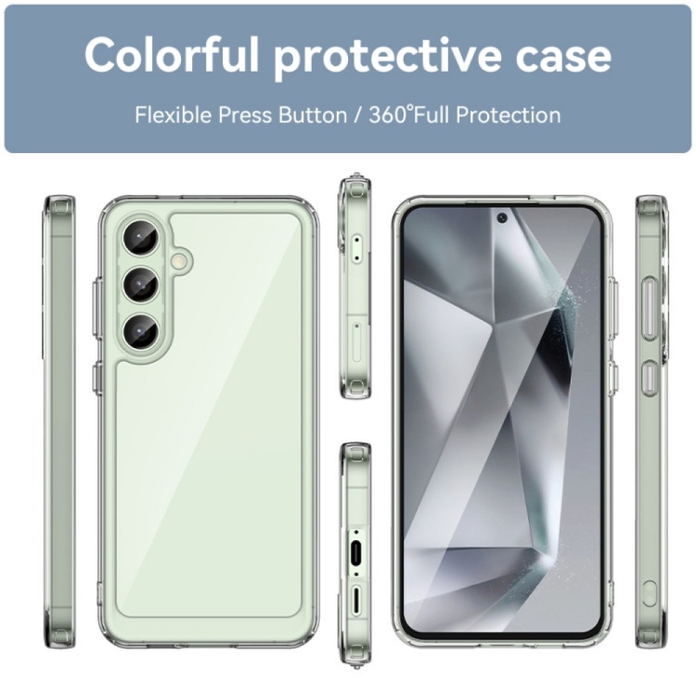 Samsung Galaxy S24 FE 5G  Colorful TPU Калъф и Протектор