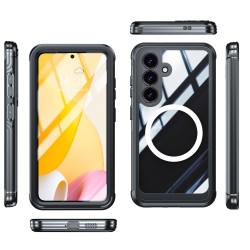 Samsung Galaxy S25 5G Metal Frame/ HD Tempered Glass/ MagSafe Калъф и Протектор