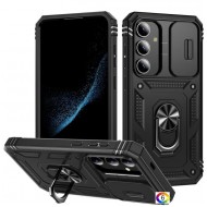  Samsung Galaxy S25+ 5G  Удароустойчив Ring Holder/ Sliding Camshield Калъф и Протектор