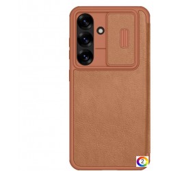 Samsung Galaxy S25 5G Nillkin QIN Кожен Калъф и Протектор