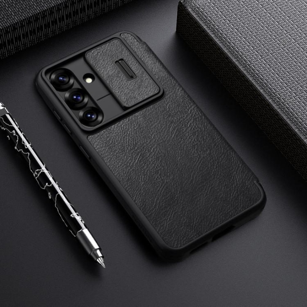 Samsung Galaxy S25+ 5G NILLKIN Wallet/ PU + TPU Кожен Калъф и Протектор