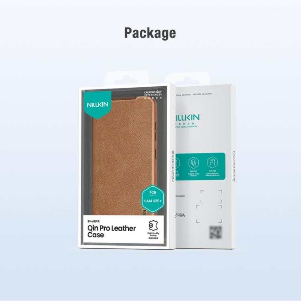 Samsung Galaxy S25+ 5G NILLKIN Wallet/ PU + TPU Кожен Калъф и Протектор