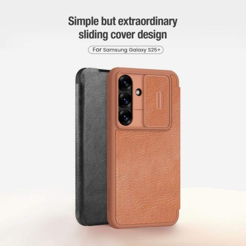 Samsung Galaxy S25+ 5G NILLKIN Wallet/ PU + TPU Кожен Калъф и Протектор