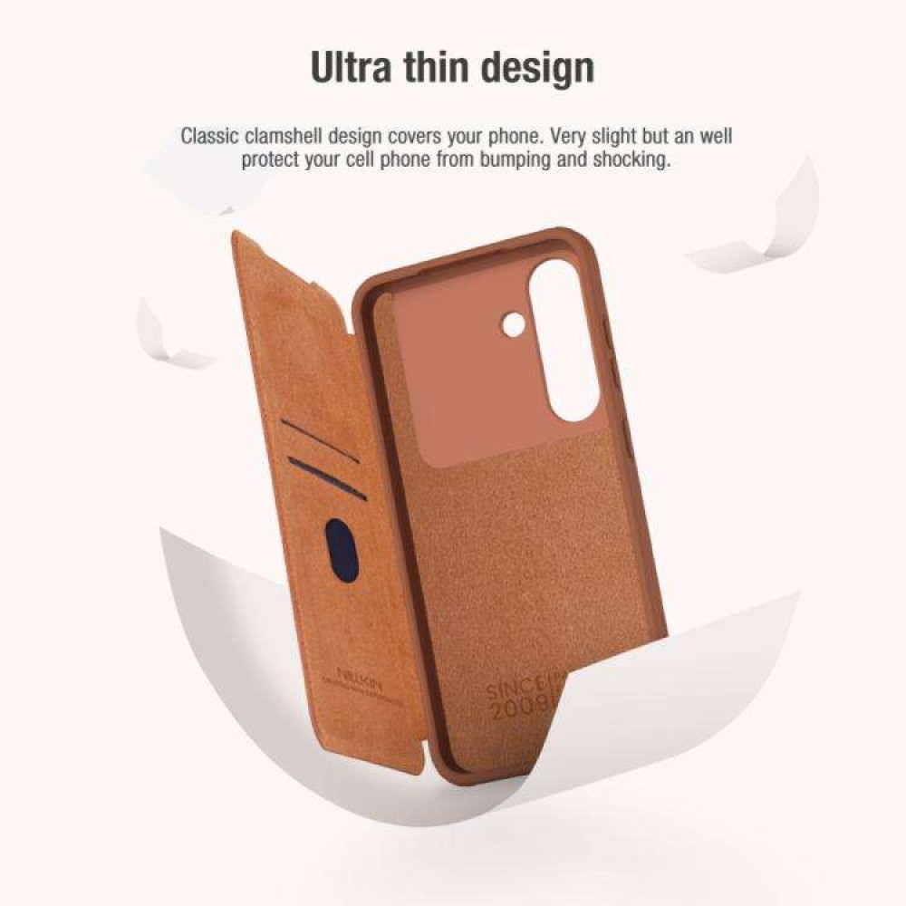 Samsung Galaxy S25+ 5G NILLKIN Wallet/ PU + TPU Кожен Калъф и Протектор