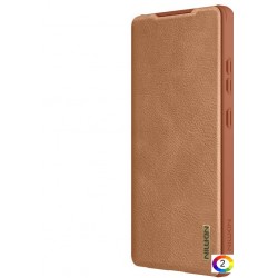 Samsung Galaxy S25 Ultra NILLKIN Wallet/ PU + TPU Кожен Калъф и Протектор