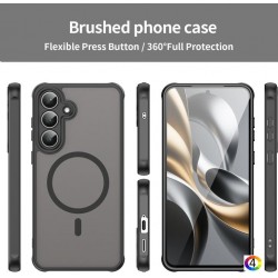 Samsung Galaxy S25 FE PC + TPU/ MagSafe Удароустойчив Калъф и Протектор
