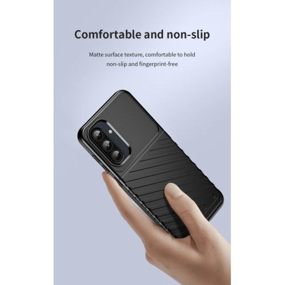 Samsung Galaxy A36 5G / A56 5G Удароустойчив Twill Texture Калъф и Протектор