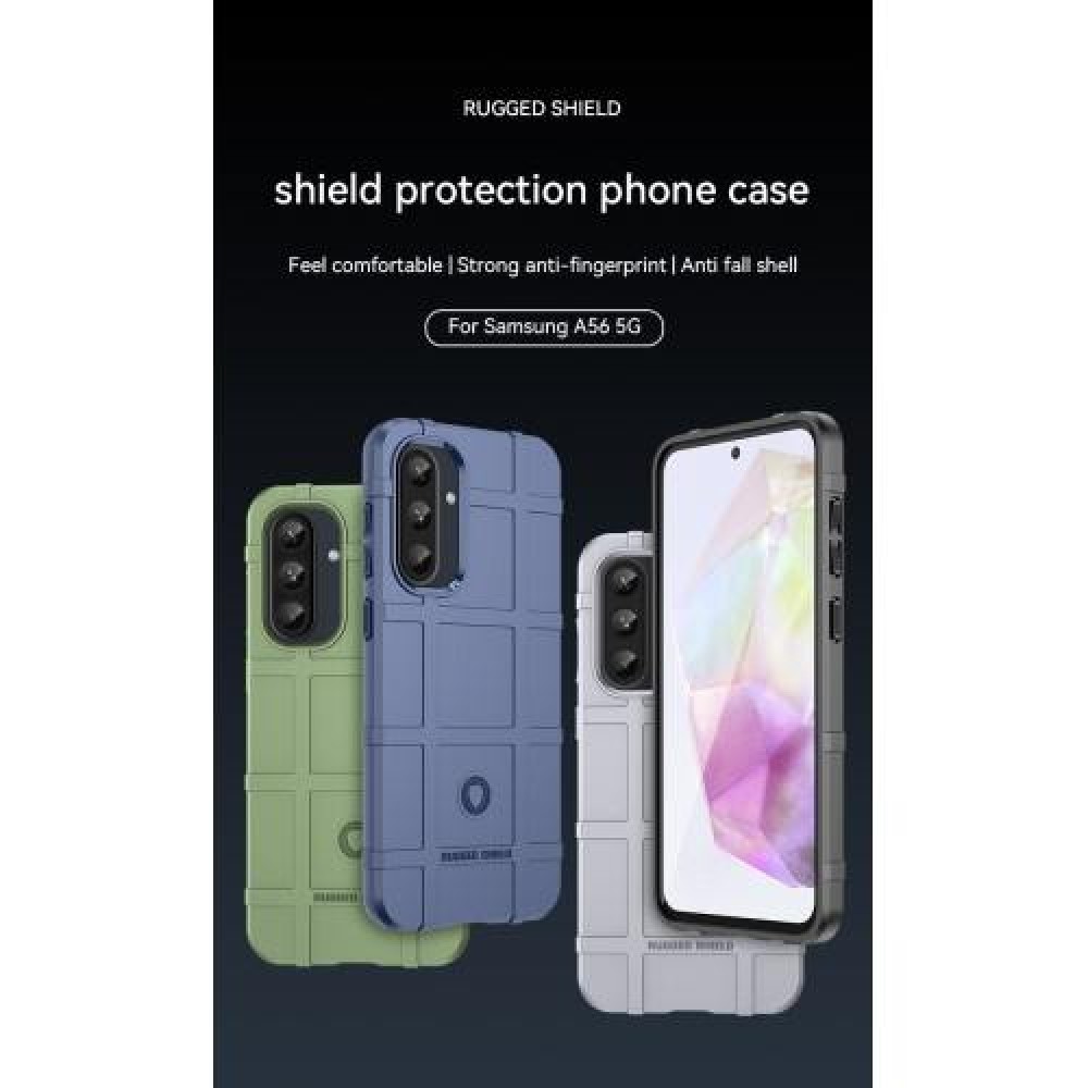 Samsung Galaxy A36 5G / A56 5G Удароустойчив Square Grid Design Калъф и Протектор