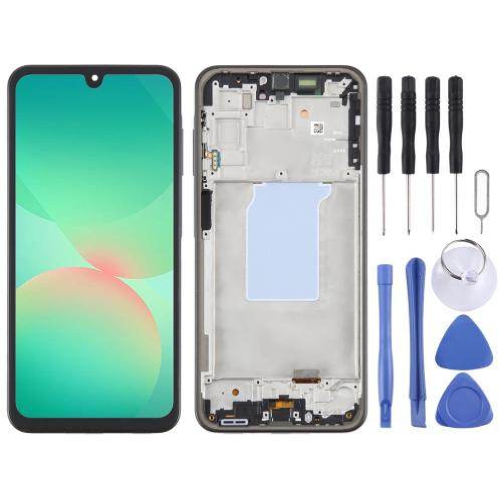 Oригинален Super AMOLED 120Hz LCD Дисплей и Тъч Скрийн с Рамка за  Samsung Galaxy A26 SM-A266B
