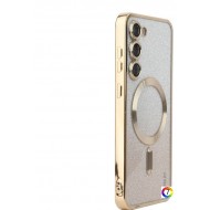 Samsung Galaxy S25+ 5G ENKAY  Glitter Plated/ MagSafe  TPU Удароустойчив Калъф и Протектор