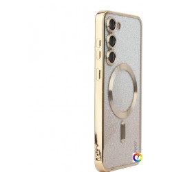 Samsung Galaxy S25+ 5G ENKAY  Glitter Plated/ MagSafe  TPU Удароустойчив Калъф и Протектор