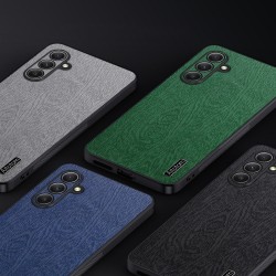 Samsung Galaxy M55 5G Tree Bark  Удароустойчив Кожен Калъф и Протектор