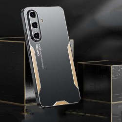 Samsung Galaxy S25 FE  TPU Hybrid Metal Удароустойчив Калъф и Протектор